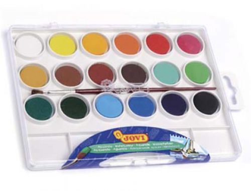 Aguarela jovi 18 cores , Jovi , 43 , 8412027000536